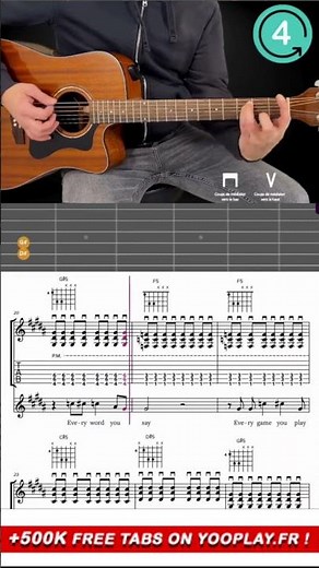 Every breath you take Accords Strumming et Chant