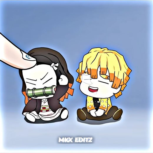 Chibi Finger Vs Demon Slayer 🥰💞 #demonslayer #kimetsunoyaiba #shorts