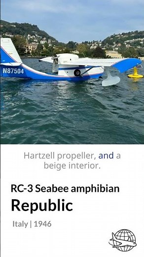 1946 Republic RC-3 Seabee Amphibian For Sale | Classic Seaplane