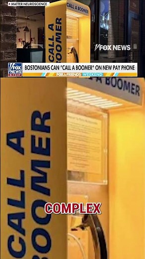 New Bostonian phone booth lets you 'CALL A BOOMER' #foxnews #news #us #fox
