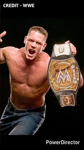 John Cena spinner belt photoshoot after 1st WWE championship win in 2005 vs SNME Raw highlights news