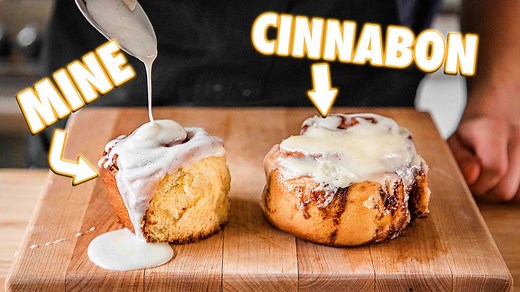 Making Cinnabon Cinnamon Rolls At Home | But Better | Chef Joshua Weissman