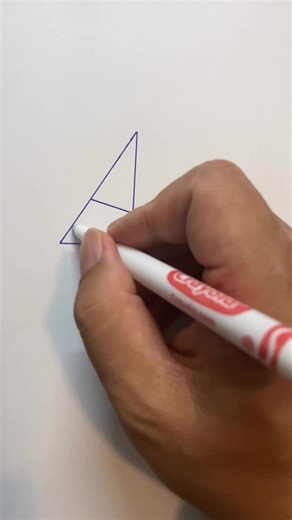 Basic geometry: angles of triangle #angle #reels | Sihu Luo