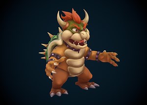 Bowser ( Fan Art, Hand Paint ), Eugen Rybakov