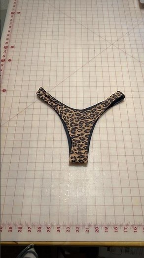 Claudia bottoms thong style in a hot reversible leopard print & black combo! One of my favs