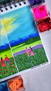 sky #art #fypシ #tutorial #sky #paintingtutorial #painting #tutorial #reels #drawing #aesthetic #yt