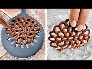 IDÉES DE DÉCORATIONS EN CHOCOLAT || INCROYABLES MANIÈRES DE DÉCORER TES DESSERTS