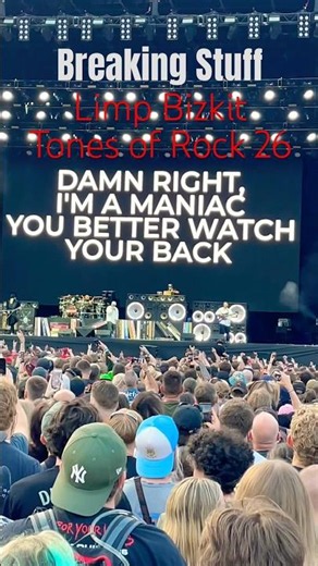 🤘Limp Bizkit LIVE @ Tons of Rock 2026 Breaking Stuff