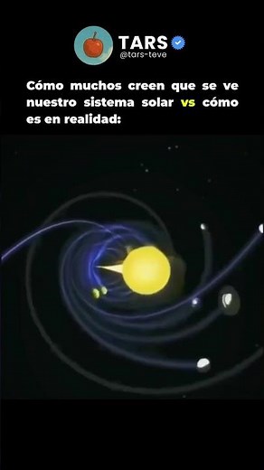 Así es como se ve nuestro sistema solar en realidad
