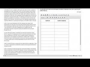 AA Revision Kit SD20 Section B Question 1 - ACCA Audit and Assurance AA Revision