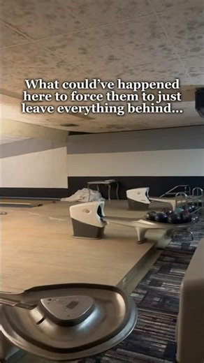 This abandoned bowling alley left everything behind 🤯