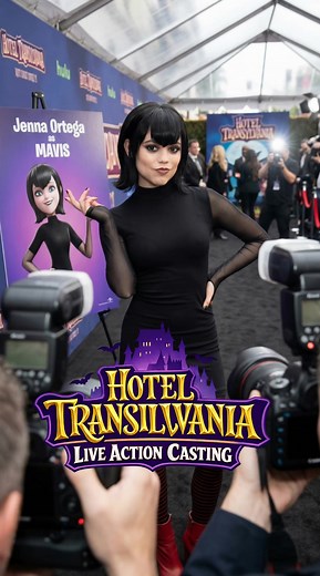 The PERFECT Hotel Transilvania Casting! 🏨🧛 #pixverse #pixverseai #hoteltransylvania #jennaortega