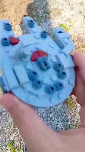 The lego millennium falcon