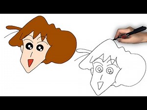 クレヨンしんちゃんのみさえの描き方｜How to draw a Misae Nohara #163