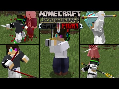 *AMAZING* Epic Fight x Jujutsu Craft! (Minecraft Jujutsu Kaisen Mod)
