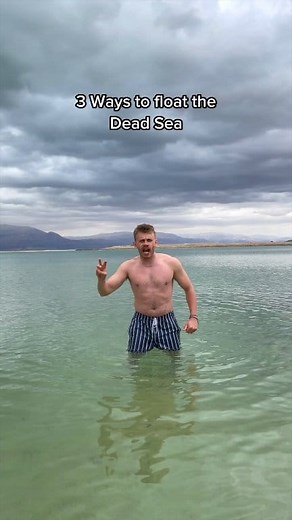 2.6M views · 44K reactions | 3 ways to float the DEAD SEA because it's over 34% salt  | Londonlaz | Facebook