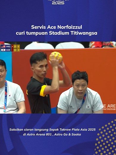 Aksi Menarik Norfaizzul Razak di Piala Asia Sepak Takraw