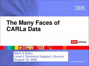 The Many Faces of CARLa Data - SlideServe