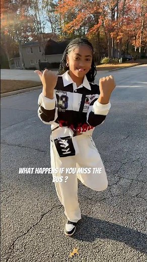 What Happens if You Miss the Bus ? 😂😱 #shorts #bus #schoollife