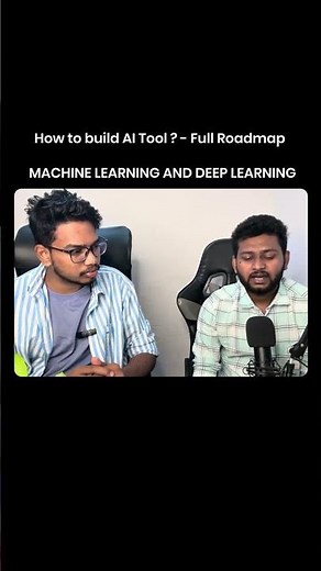 How to build AI Tool | ML | DL Roadmap