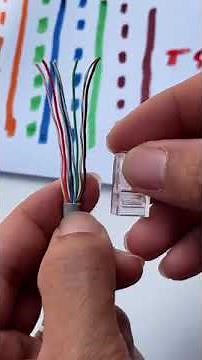 Step-by-Step Guide to Crimping & Color Coding Cat5 Cables: Networking Basics" #Learning #Networking