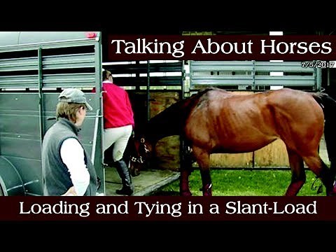 Tips for Loading and Tying in a Slant-Load Trailer
