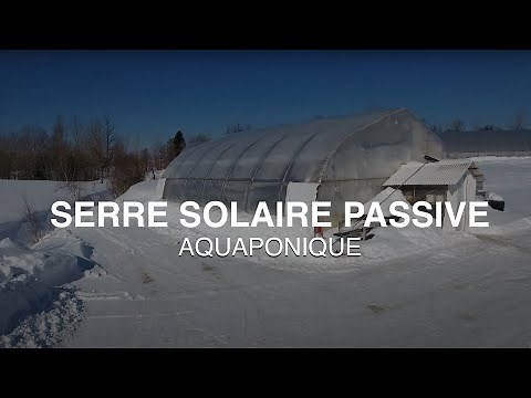 Serre solaire passive aquaponique pour une communauté [VISITE] — 1/2