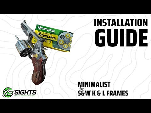 Minimalist Night Sight Installation - DIY - Smith & Wesson K & L Frame Revolvers
