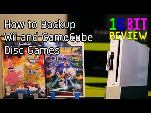 How to Backup GameCube and Wii Disc Games - 16 Bit Guide