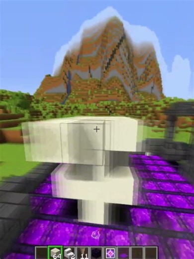 minecraft devil hand statue !