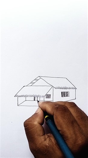 🏡 #house #drawing #shorts #youtubeshorts #shortsfeed #ad
