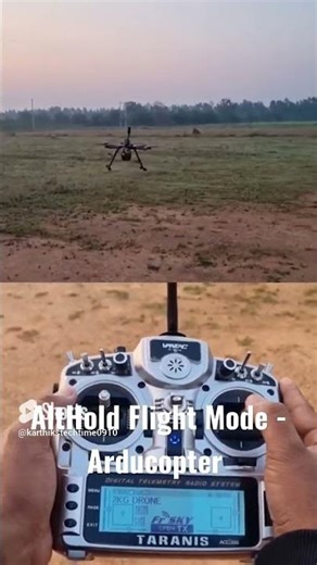 AltHold Flight Mode Arducopter #drone #autonomousflight #helicopter #microdrone #ardupilot