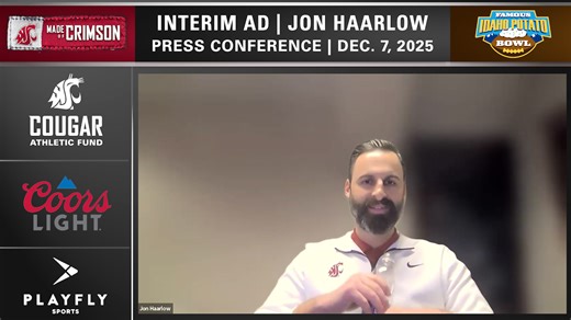 19K views · 135 reactions | Washington State University Athletics Interim AD Jon Haarlow meets the Media to discuss our selection to the 2025 Famous Idaho Potato Bowl! 凜 #MadeOfCrimson | #GoCougs | Washington State Football | Facebook