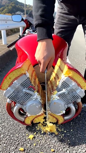 You Won't Believe This Motorcycle is Cake 🤯