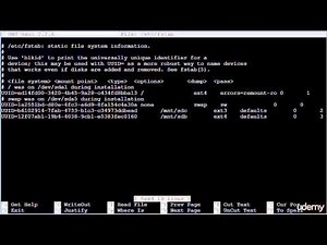 031 Creating a RAID 1 array with 'mdadm'
