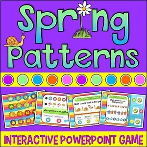 Patterns | Interactive Game | Spring Themed Activity