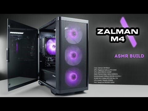 Minimalistic Micro ATX PC Build | ASMR PC Build