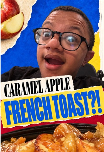 Tried sweet cream caramel apple French toast for the first time 😱 #MiniMunchies #FrenchToast #FoodReview #CrackerBarrel #TryingNewFoods @Cracker Barrel