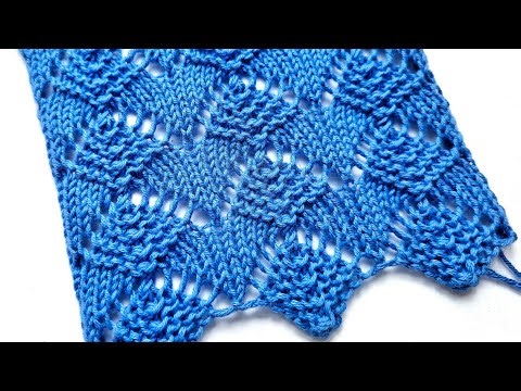 Textured openwork knitting pattern ⭐ For a top, stole, jumper ⭐ Diagram