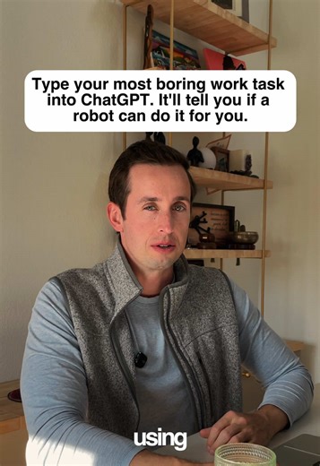 List your most repetitive tasks. Paste them into ChatGPT. It'll tell you exactly what to automate. #automation #aitools