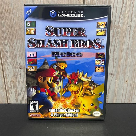 Super Smash Bros. Melee for Nintendo Gamecube Replacement Case - Etsy