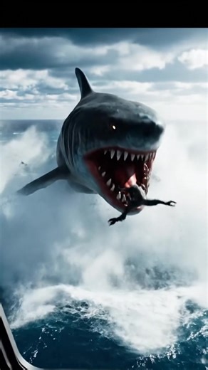 Shortest Viral Sunami Movie Scene 🎬 #helicopterview #mysterycreature #aicreation #videoviral #seacreatures