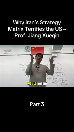 Why Iran’s Strategy Matrix Terrifies the US – Prof. Jiang Xueqin | matrix