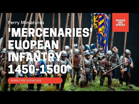 Miniature Showcase | Perry Miniatures | 'Mercenaries' European Infantry | Burgundian Pikemen