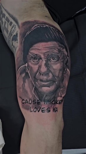 Portrait done of micky from rocky done by gav 💥💥 | Point Zero Tattoo