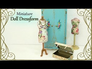 Easy Dress Form from Cardstock & Fabric - Tutorial