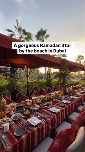 Time Out Dubai on Instagram: "Want to experience a Ramadan iftar by the beach in Dubai? You can explore this stunning set-up at Alizée at Banyan Tree Hotel. The menu features Beirut hummus, smoked eggplant moutabal, prawns and quinoa salad and more. The set-up can be arranged for minimum 10 people at the Alizée garden or the beach. #dubai #ramadan #iftar"
