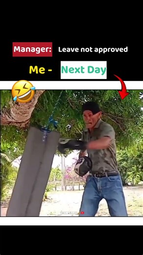 Manager action - my reaction 🤣 | funny meme video #funny