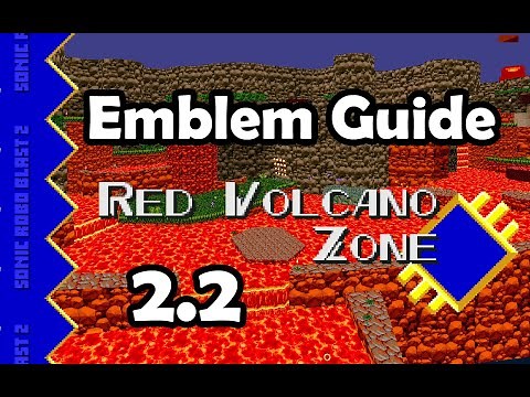 SRB2 Emblem Locations - Red Volcano Zone (2.2)
