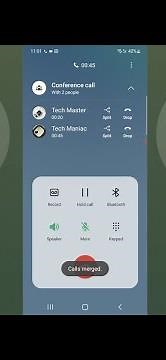 Samsung Galaxy One UI 4.1 Incoming Call Waiting, Holding & Conference (Android 12)
